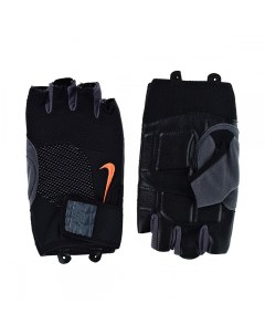Перчатки атлетические Men s Lock Down Training Gloves черный оранжевый XL Nike
