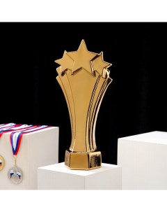 Кубок Чемпион булат золотистый керамика 33 см Керамика ручной работы