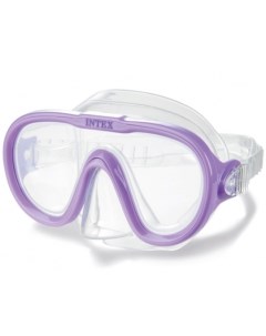 Маска для плавания 55916 Sea scan swim masks фиолетовая Intex