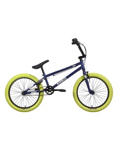 Велосипед Madness BMX 1 2024 темно синий матовый серебристый хаки 9 Stark