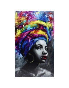 Картина холст на подрамнике Принцесса Африки 60х100 см Topposters