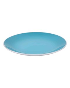 Тарелка для вторых блюд 27 см голубая с белым Nobrand
