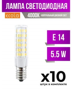 Лампа светодиодная E14 5 5W T25 4000K для холодильников шв машин 583072 10 шт Ecola