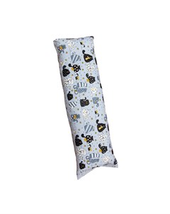 Подушка обнимашка для сна дакимакура 150х50 Коты на сером Owl&earlybird