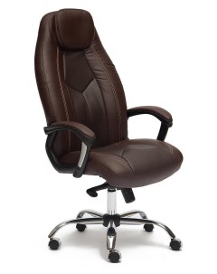 Кресло руководителя BOSS Lux коричневый Империя стульев