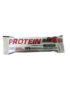 Батончик Protein Bar протеиновый клубника белая глазурь 50 г Ironman