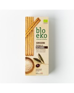 Хлебные палочки гриссини с кунжутом 125 г Bio eko