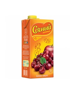Из Беларуси Напиток сокосодержащий яблоко и вишня 1 95 л Сочный витамин