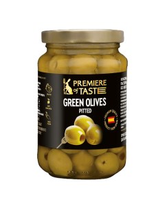 Оливки зеленые без косточки 340 г Premiere of taste