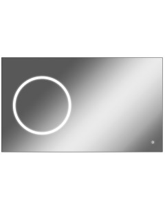 Зеркало Eclipse 120 black с подсветкой Sansa