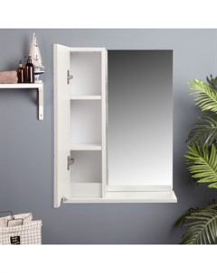 Шкаф зеркало для ванной комнаты Джой 50 71 5 х 50 х 16 см Nobrand