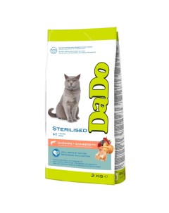Сухой корм для кошек Cat Sterilised Shrimps для стерилизованных с креветкой 2 кг Dado