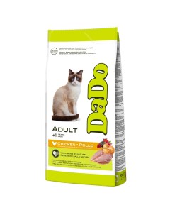 Сухой корм для кошек Cat Adult с курицей 10 кг Dado