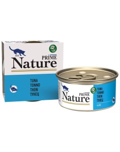 Влажный корм для кошек Nature тунец с ширасу 24x85 г Prime