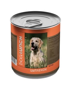 Консервы для собак цыпленок 750г Dog lunch