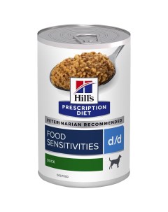 Консервы для собак Prescription Diet Food Sensitivities d d утка 370г Hill`s