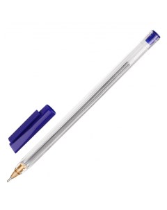 Ручка шариковая 0 7 мм синий маслян сснова Россия РШ800 50 шт Стамм