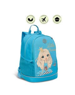 Рюкзак школьный голубой RG 263 2 Grizzly