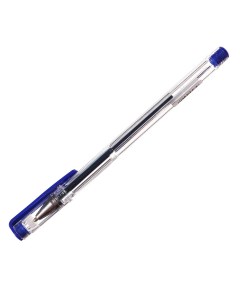Набор гелевых ручек 50 штук 0 5 мм синий стержень прозрачный корпус штрихкод на штуке Calligrata