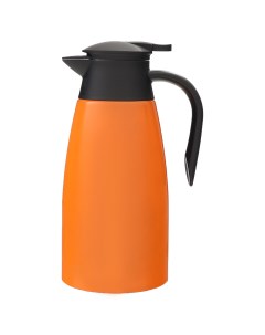 Термос кофейник 2 л сохраняет тепло до 24 ч оранжевый Nobrand
