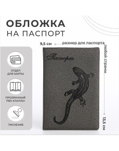 Обложка для паспорта цвет серый Nobrand