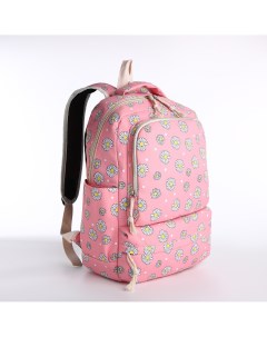 Рюкзак на молнии сумка косметичка цвет розовый Nobrand