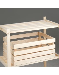 Ящик деревянный для стеллажей 50х35х23 см Добропаровъ