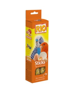 Лакомство Sticks для всех видов птиц с яйцом и ракушечником 80 Rio