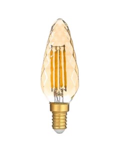 Лампа светодиодная HL 2214 декоративная 4W 480Lm E14 6500K gold Hiper