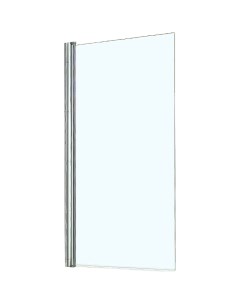 Шторка на ванну Merrit 80 AZ NF6211 1 800 профиль Серебро стекло прозрачное Azario