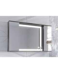 Зеркало шкаф Дэрри 100 LED бетон цемент Stella polar