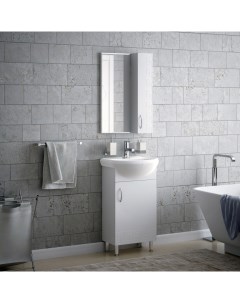Мебель для ванной Олимп 45 напольная белая Corozo