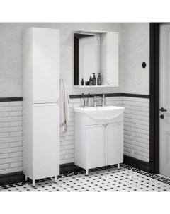 Мебель для ванной Сириус 65 напольная белая Corozo