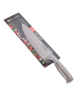 Нож кухонный Ферра шеф нож нержавеющая сталь 20 см рукоятка сталь YW A042 CH Daniks