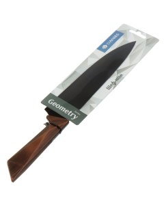 Нож кухонный Геометрия шеф нож нержавеющая сталь 20 см рукоятка пластик JA20200944 1 Daniks