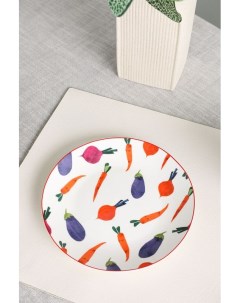 Фарфоровая десертная тарелка Vegetables Coincasa