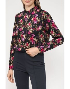 Хлопковая блуза с цветочным принтом Marc o'polo