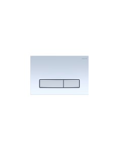 KDI 0000030 009A 2 Панель смыва Slim Белая глянец клавиша прямоугольная хром НОВИНКА Aquatek