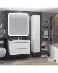 Мебель для ванной Элеганс 90 см белый Opadiris