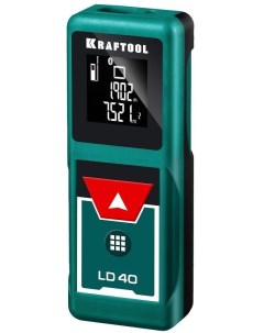 Дальномер лазерный от 5 см до 40 м точность до 1 5 мм ударопрочный батарейки LD 40 34763 Kraftool