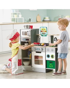 Детская кухня с аксессуарами Делюкс Макси свет звук фритюрница E3178_HP Hape