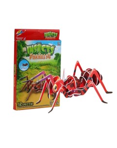 3Д пазл развивающий для детей Насекомые Fun Toy F T012мульти 4 Fun toys