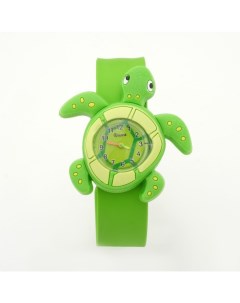 Часы наручные детские Черепашка зелёные Nobrand