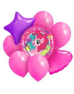 Набор воздушных шаров С Днем Рождения My little pony Hasbro