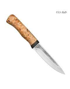 Нож туристический АиР Златоуст Пескарь сталь 95х18 рукоять карельская береза Компания аир