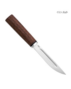 Нож туристический АиР Златоуст Якут сталь 95х18 рукоять орех Компания аир