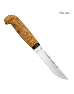 Нож туристический АиР Златоуст Финка Лаппи сталь 95х18 рукоять карельская береза Компания аир