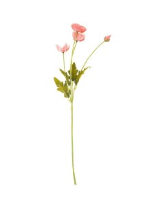 Цветок искусственный Мак розовый 60 см 21 2002 Lefard