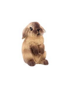 Копилка 12х11х18 см Кролик милашка бежевый с коричневыми лапками Elan gallery