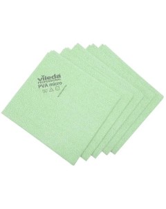 Салфетки для уборки Professional PVA micro универсальная38x35см зеленый 5 штук Vileda